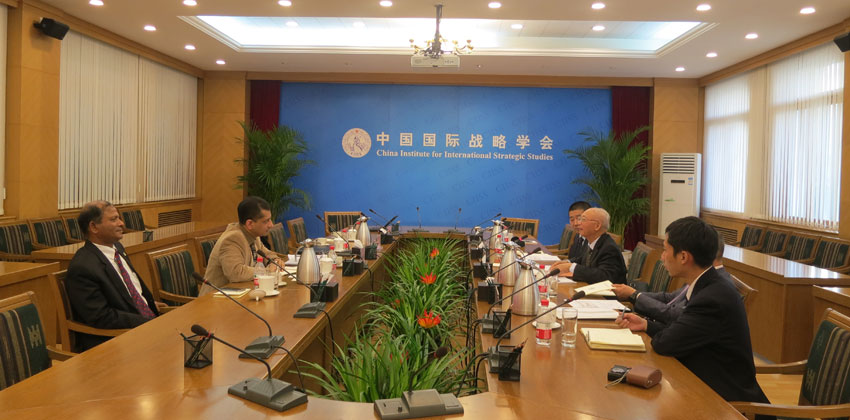 A Visit to China Institute for International and Strategic Studies (CIISS)