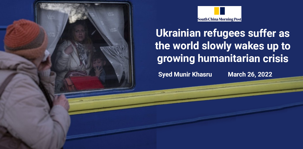 Ukrainian refugees suffer as the world slowly wakes up to growing humanitarian crisis