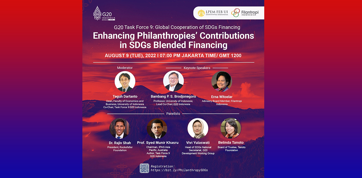 Enhancing Philanthropies’ Contributions in SDGs Blended Financing