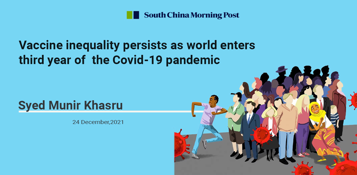 Vaccine inequality persists as world enters  third year of  the Covid-19 pandemic