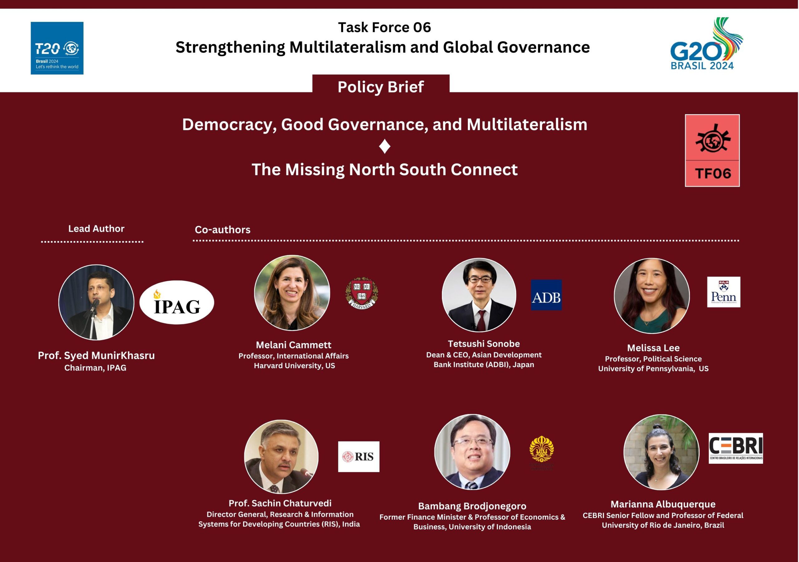 Democracy, Good Governance, and Multilateralism: The Missing North South Connect